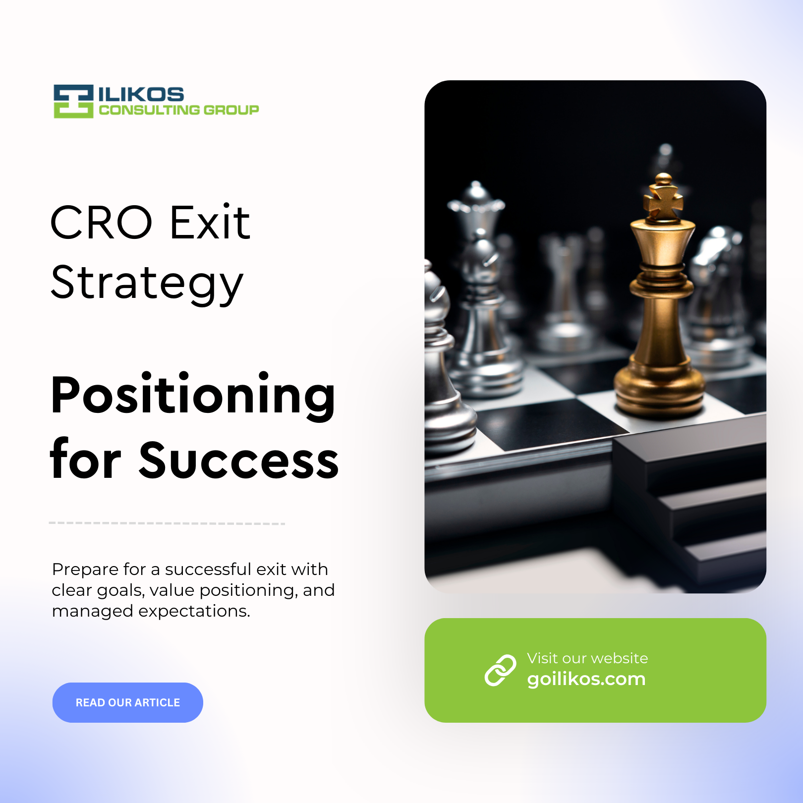 Preparing for a Successful CRO Exit Strategy: Setting Expectations and Positioning for Success